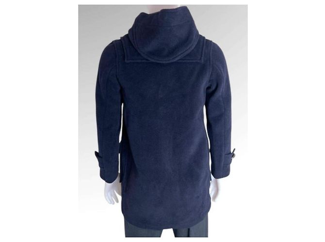 Burberry navy blue wool duffle coat - view 6