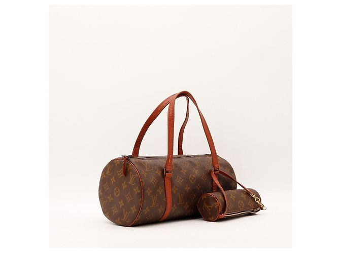 Louis Vuitton Monogram Papillon 30 con neceser Castaño Monograma - vista 4