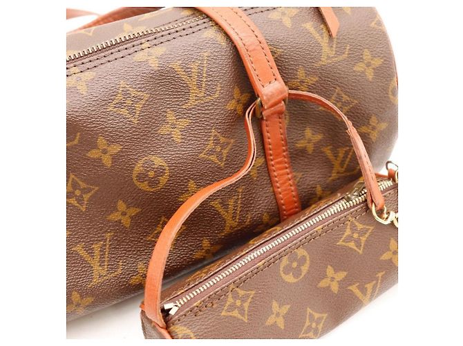 Louis Vuitton Monogram Papillon 30 con neceser Castaño Monograma - vista 8