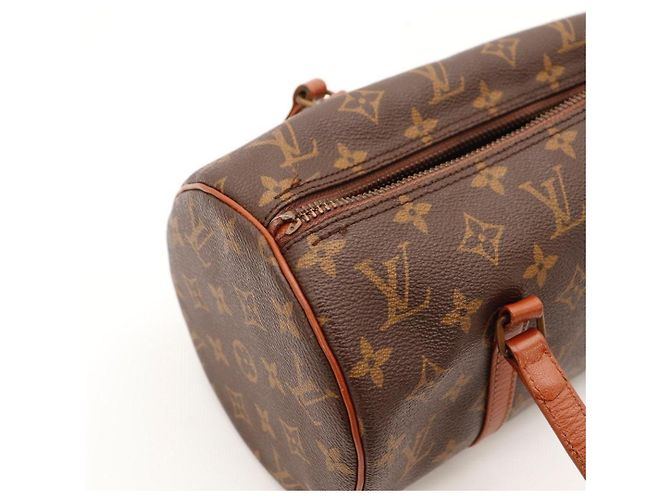Louis Vuitton Monogram Papillon 30 Handbag Brown - view 7