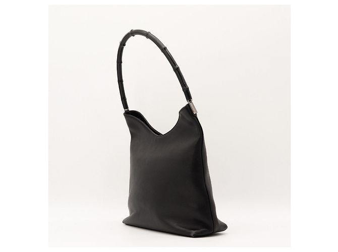 Bolsa Hobo Gucci Bamboo Preto - vista 4