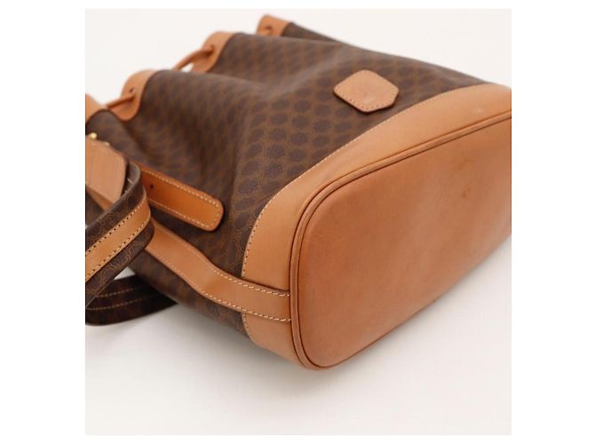 Céline Bolso Bucket Celine Monogram Castaño Monograma - vista 8