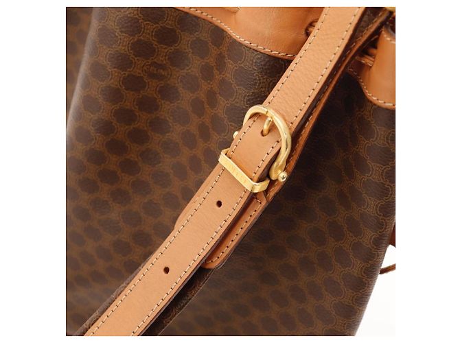 Céline Bolso Bucket Celine Monogram Castaño Monograma - vista 9