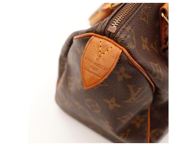 Sac à main Louis Vuitton Speedy 30 Monogram Canvas Marron Monogramme - vue 12