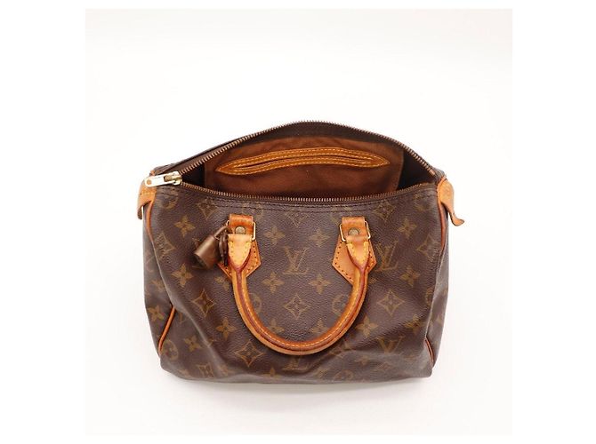 Sac à main Louis Vuitton Speedy 30 Monogram Canvas Marron Monogramme - vue 7