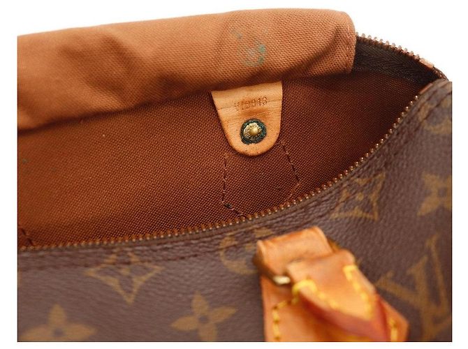 Sac à main Louis Vuitton Speedy 30 Monogram Canvas Marron Monogramme - vue 8