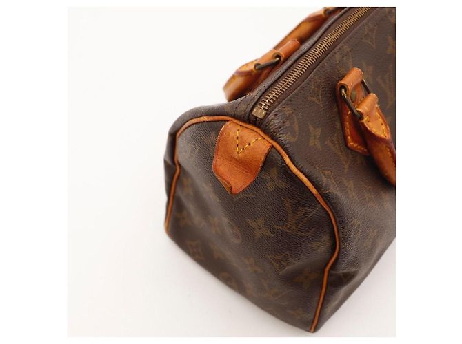 Bolso de mano Louis Vuitton Speedy 30 Monogram Canvas Castaño Monograma - vista 13