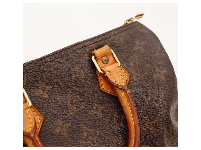 Sac à main Louis Vuitton Speedy 30 Monogram Canvas Marron Monogramme - vue 12
