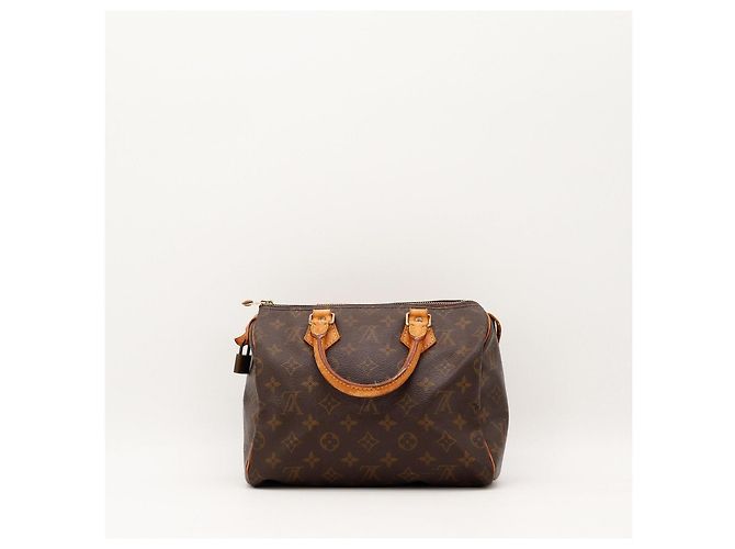 Sac à main Louis Vuitton Speedy 30 Monogram Canvas Marron Monogramme - vue 4