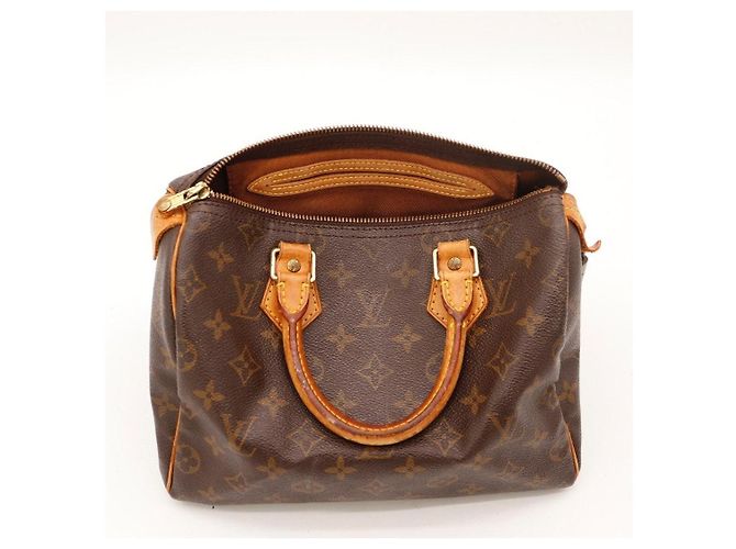Sac à main Louis Vuitton Speedy 30 Monogram Canvas Marron Monogramme - vue 7