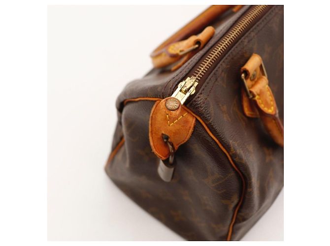 Sac à main Louis Vuitton Speedy 30 Monogram Canvas Marron Monogramme - vue 9