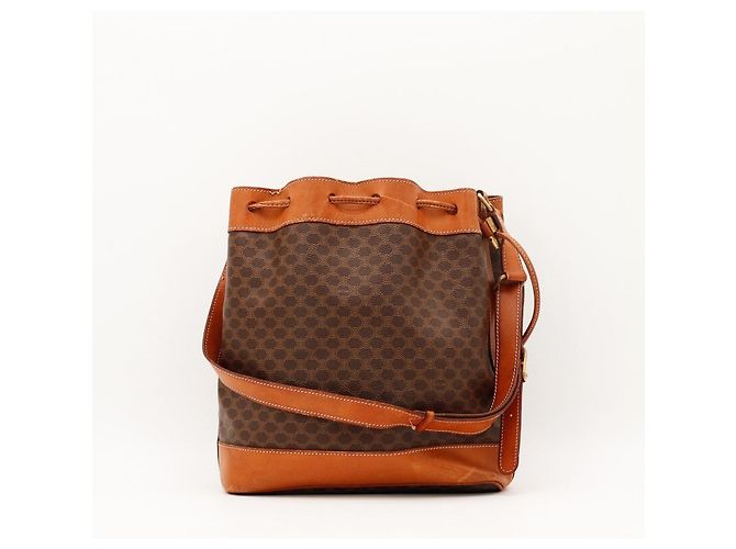 Céline Celine Macadam Bucket Bag Braun - Ansicht 3