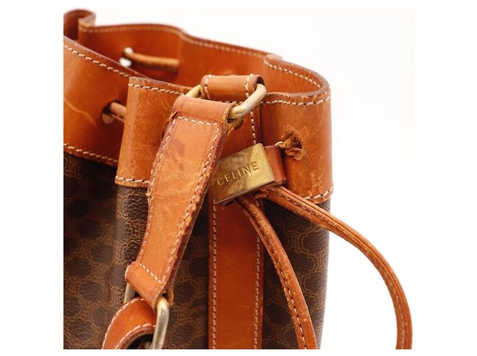 Céline Celine Macadam Bucket Bag Braun - Ansicht 8