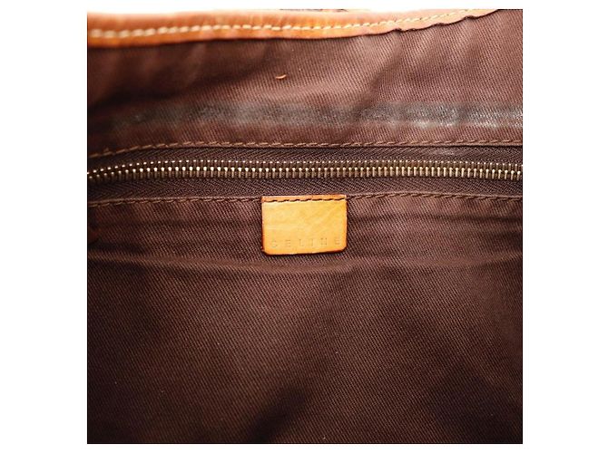 Céline Bolso de hombro Celine Monogram Castaño Monograma - vista 10