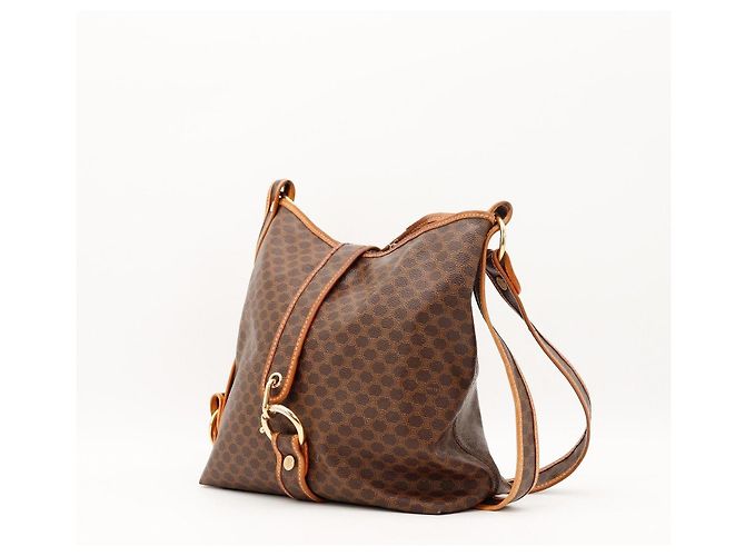 Céline Bolso de hombro Celine Monogram Castaño Monograma - vista 2