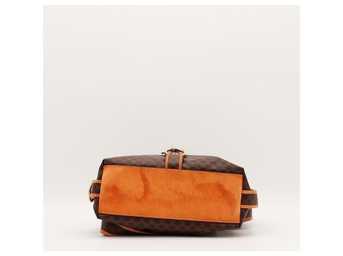 Céline Bolso de hombro Celine Monogram Castaño Monograma - vista 5