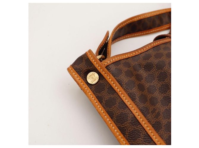 Céline Bolso de hombro Celine Monogram Castaño Monograma - vista 7