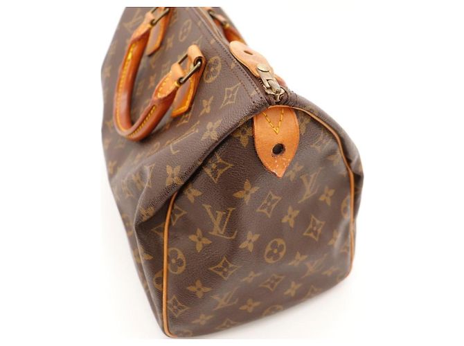 Sac à main Louis Vuitton Speedy 30 Monogram Canvas Marron Monogramme - vue 10