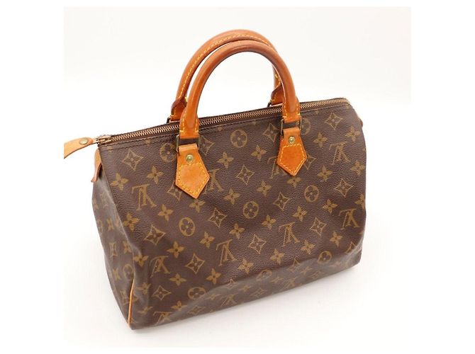 Sac à main Louis Vuitton Speedy 30 Monogram Canvas Marron Monogramme - vue 11