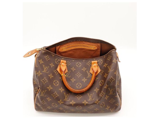 Sac à main Louis Vuitton Speedy 30 Monogram Canvas Marron Monogramme - vue 7