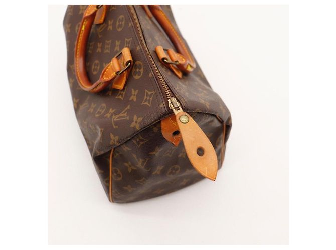 Sac à main Louis Vuitton Speedy 30 Monogram Canvas Marron Monogramme - vue 9