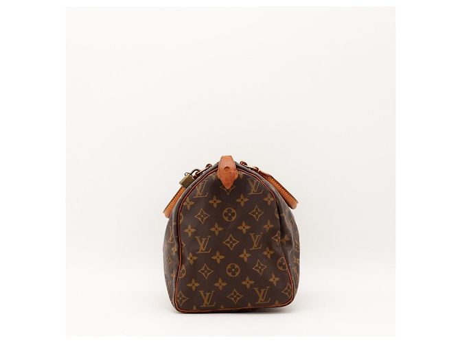 Bolso Louis Vuitton Speedy 30 Monogram Canvas Castaño - vista 3