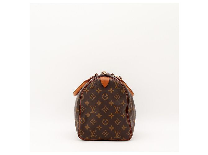 Bolso Louis Vuitton Speedy 30 Monogram Canvas Castaño - vista 5