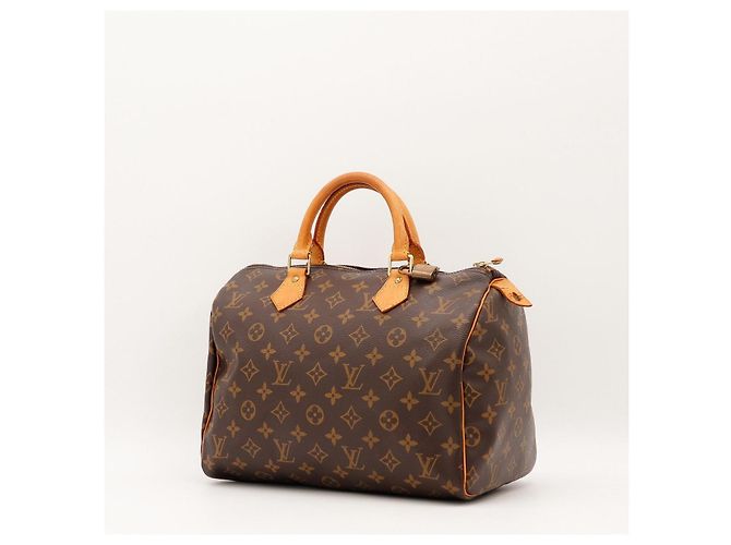 Bolso de mano Louis Vuitton Speedy 30 Monogram Canvas Castaño Monograma - vista 2
