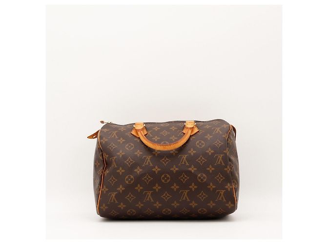 Bolso de mano Louis Vuitton Speedy 30 Monogram Canvas Castaño Monograma - vista 4
