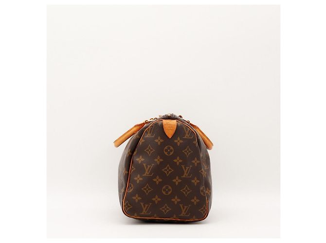 Bolso de mano Louis Vuitton Speedy 30 Monogram Canvas Castaño Monograma - vista 5