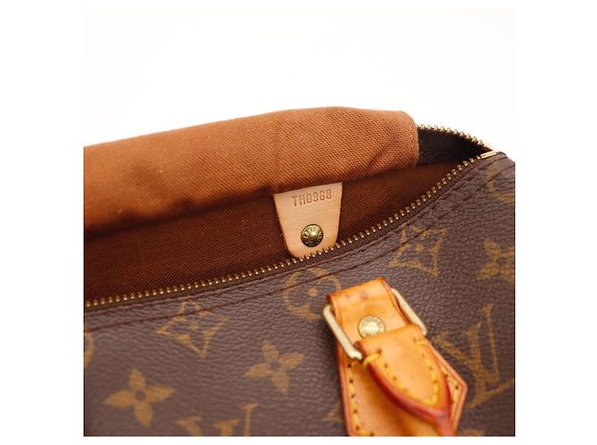 Sac à main Louis Vuitton Speedy 25 Monogram Canvas Marron Monogramme - vue 8