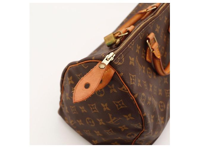 Bolsa Louis Vuitton Speedy 30 Monogram Canvas Marrom Monograma - vista 10