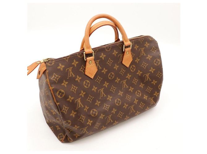 Bolsa Louis Vuitton Speedy 30 Monogram Canvas Marrom Monograma - vista 12