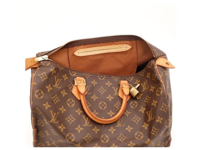 Bolsa Louis Vuitton Speedy 30 Monogram Canvas Marrom Monograma - vista 7