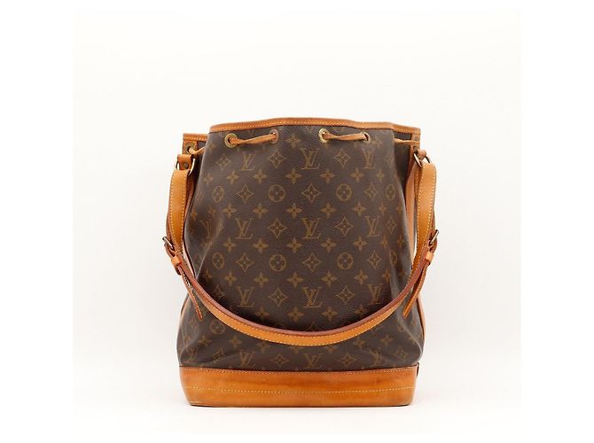 Louis Vuitton Monogram Noe Beuteltasche Braun Monogramm - Ansicht 3