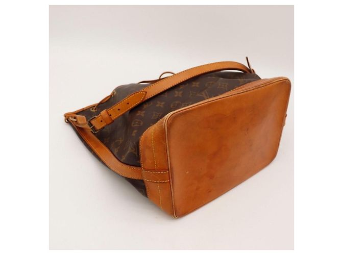 Louis Vuitton Monogram Noe Beuteltasche Braun Monogramm - Ansicht 7