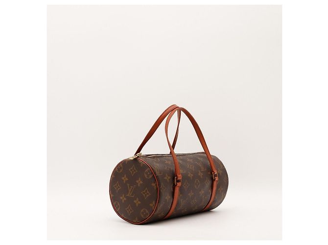 Bolso de mano Louis Vuitton Monogram Papillon 30 Castaño Monograma - vista 4