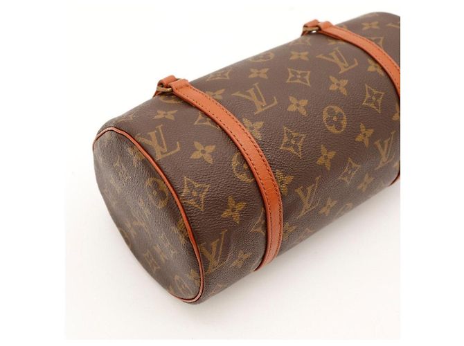 Bolso de mano Louis Vuitton Monogram Papillon 30 Castaño Monograma - vista 8