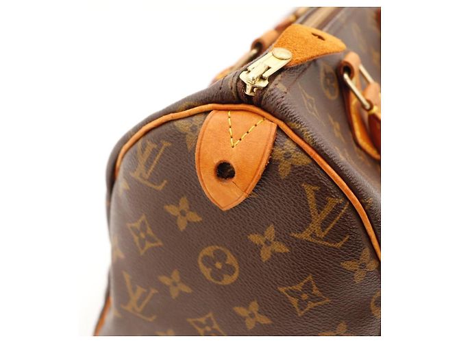 Sac à main Louis Vuitton Speedy 30 Monogram Canvas Marron Monogramme - vue 10