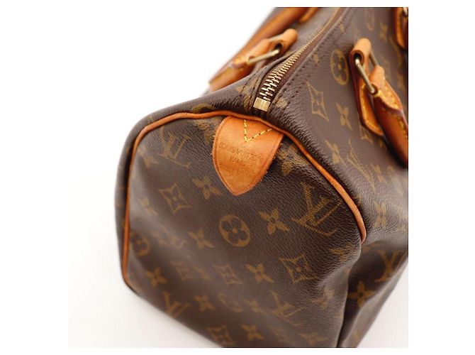 Sac à main Louis Vuitton Speedy 30 Monogram Canvas Marron Monogramme - vue 12