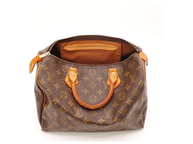 Sac à main Louis Vuitton Speedy 30 Monogram Canvas Marron Monogramme - vue 7