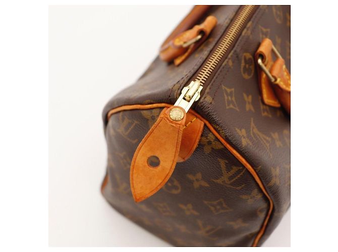 Sac à main Louis Vuitton Speedy 30 Monogram Canvas Marron Monogramme - vue 9