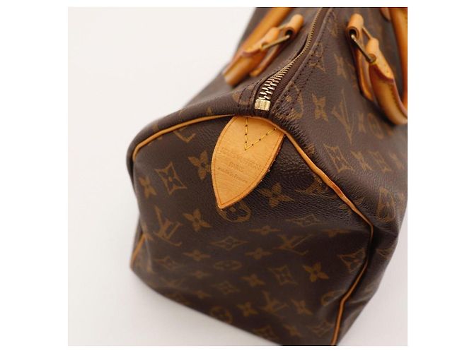 Bolso Louis Vuitton Speedy 30 Monogram Canvas Castaño - vista 11