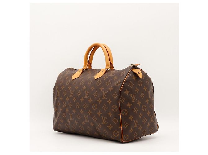 Bolso Louis Vuitton Speedy 30 Monogram Canvas Castaño - vista 2