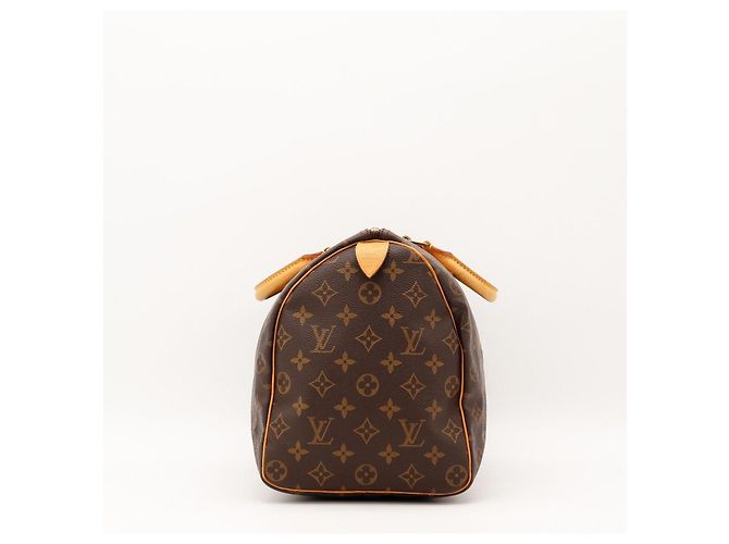 Bolso Louis Vuitton Speedy 30 Monogram Canvas Castaño - vista 5