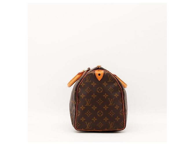 Bolsa Louis Vuitton Speedy 30 Monogram Canvas Marrom Monograma - vista 3