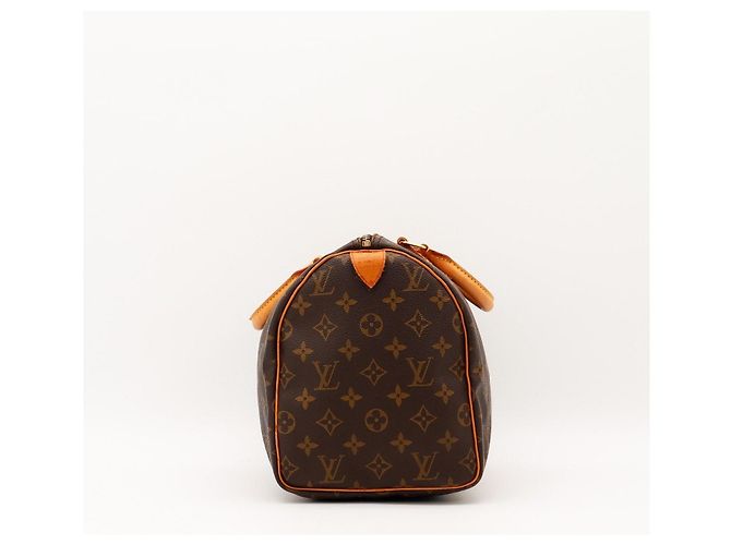 Bolsa Louis Vuitton Speedy 30 Monogram Canvas Marrom Monograma - vista 5