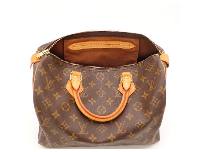 Bolsa Louis Vuitton Speedy 30 Monogram Canvas Marrom Monograma - vista 7