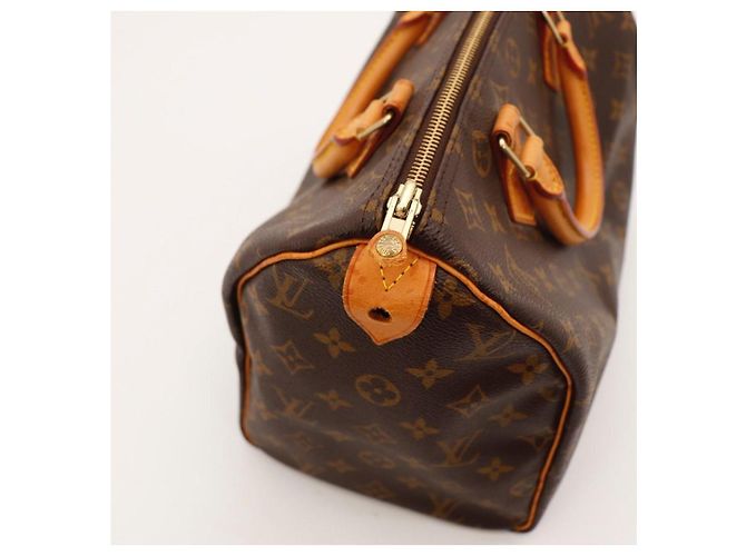 Bolsa Louis Vuitton Speedy 30 Monogram Canvas Marrom Monograma - vista 9