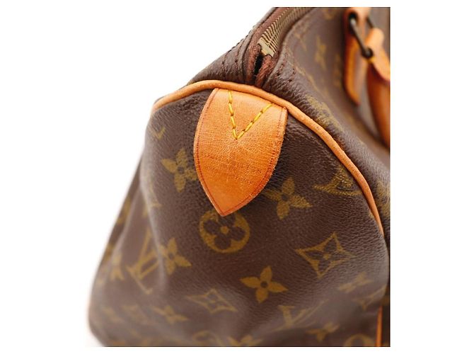 Bolso Louis Vuitton Speedy 30 Monogram Canvas Castaño Monograma - vista 13